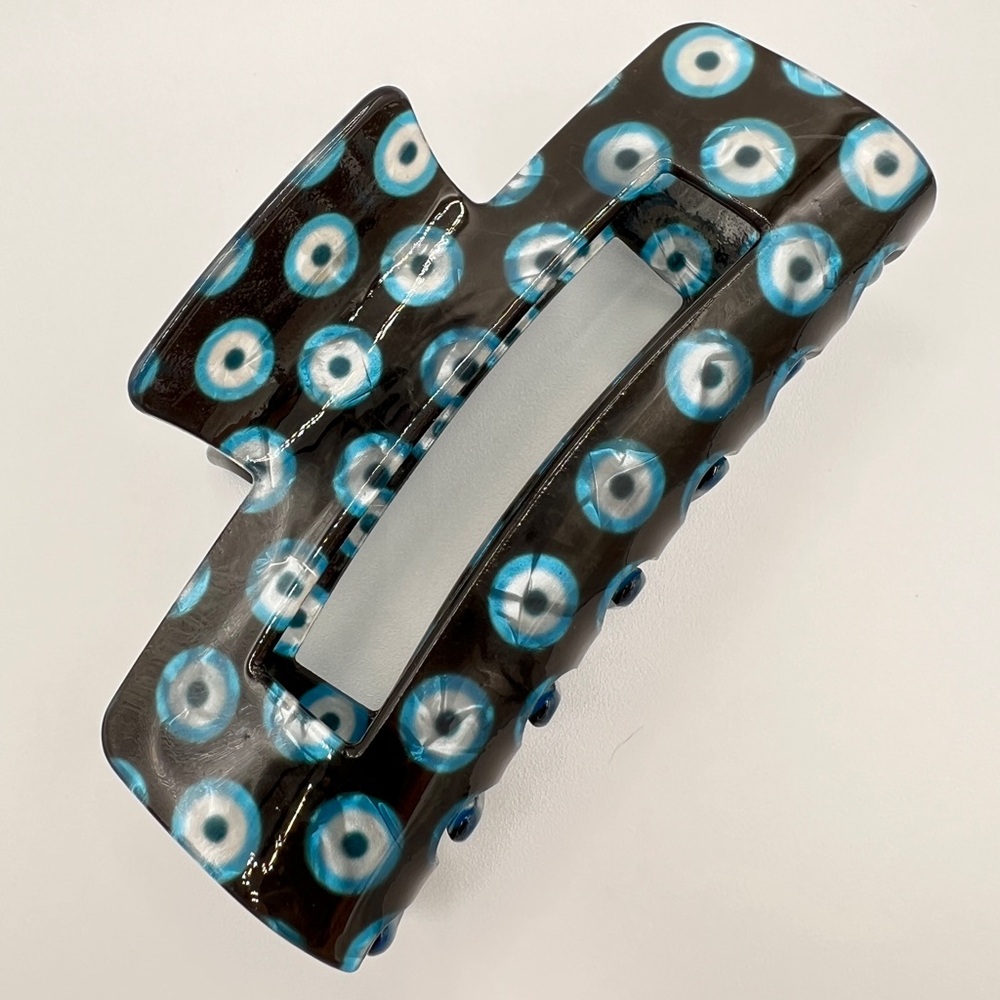 Black Evil Eye Claw Hair Clip New - Picture 3 of 5